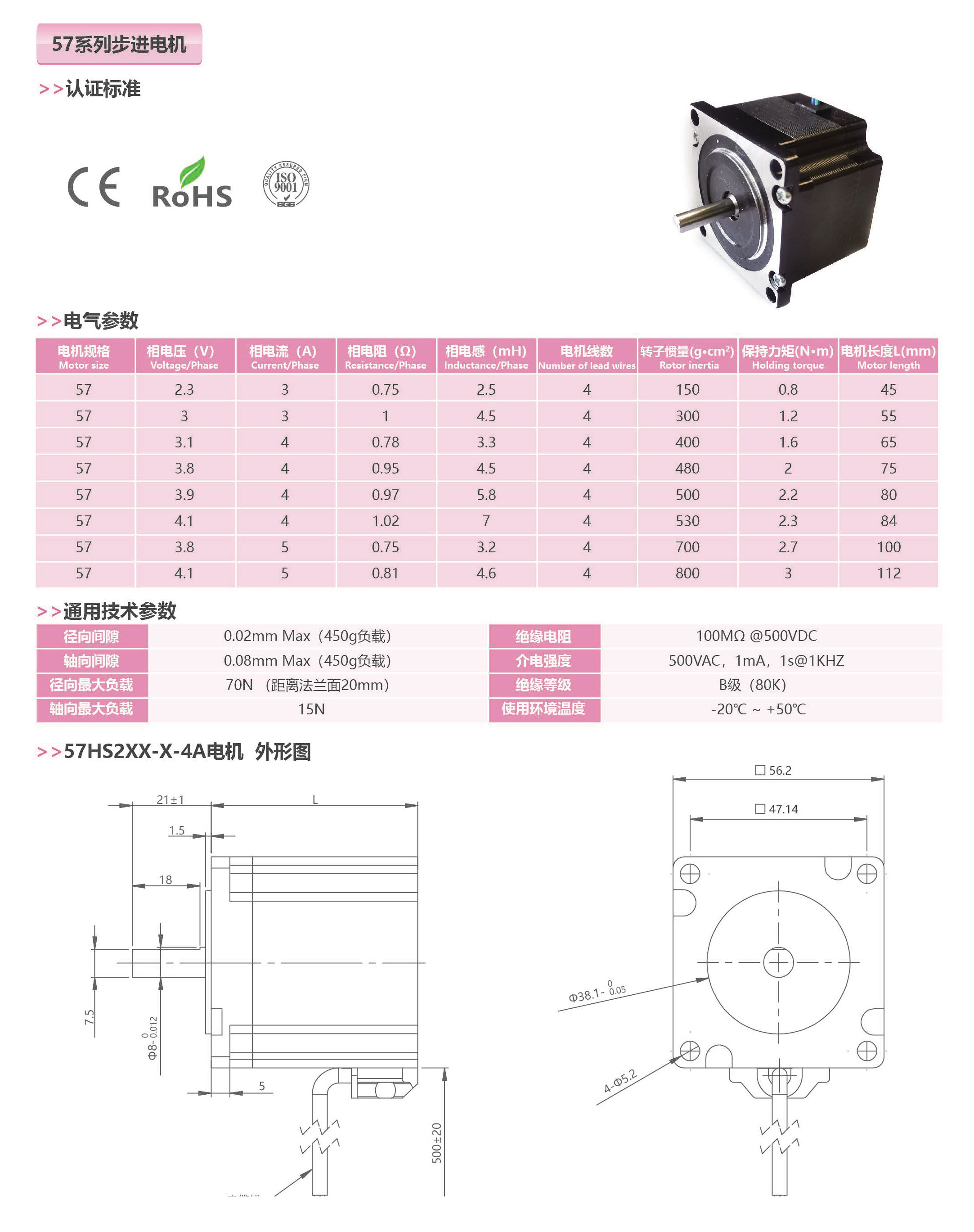 rs775电机参数图片