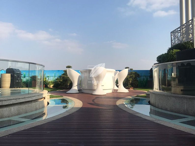 上海环球港屋顶花园图片